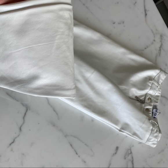 I AM GIA WHITE VINYL PANT - Picture 5 of 6